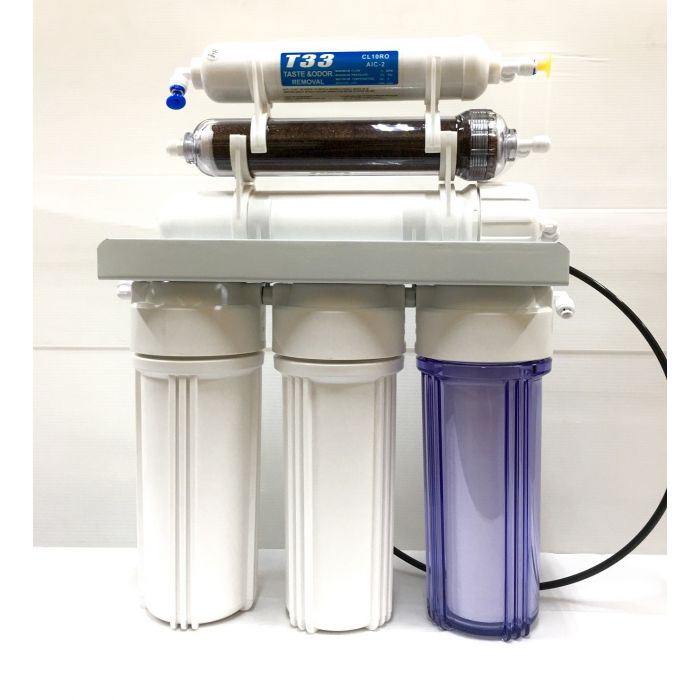 75/100/150 GPD Membrane | Portable Reverse Osmosis Dual Outlet Use (Drinking + 0 TDS Aquarium Reef / Deionization) Water Filtration System