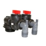 Whole House Fluoride Removal Water Filter | BONE CHAR – 1 Cubic Ft + In/Out Valve | 10 GPM