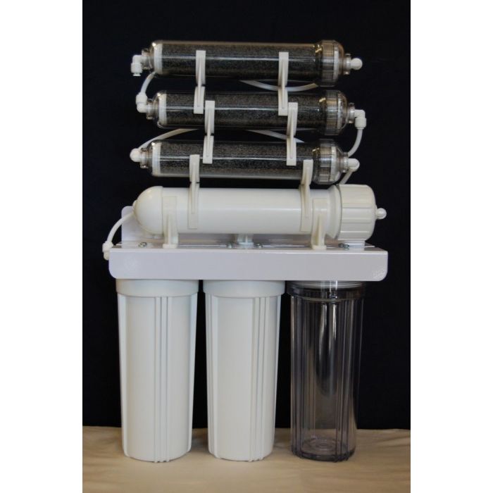 7 Stage | 0ppm RO/DI Aquarium Reef Reverse Osmosis Deionization System | 75/100/150 GPD Membrane|