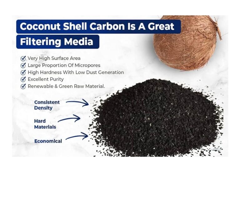 Catalytic Activated Coconut Shell Carbon – 10 LBS | 12×40 Mesh Media for Chloramine, Hydrogen Sulfide & VOC Removal