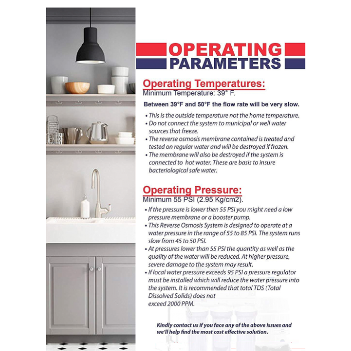 HYDRO-PAL: Portable RO Reverse Osmosis Water Filtration System | 3 Stage | 100 GPD