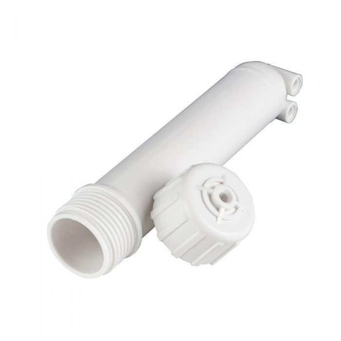 Membrane Filter Housing Reverse Osmosis 1812/2012 | 1/8″ FPT Membrane Housing | Check Valve + Quick-Connect Fittings