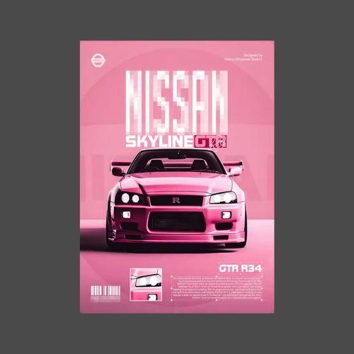 3x2 | NISSAN SKYLINE GTR R34