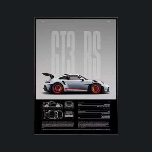 3x2 | Porsche GT3 RS (Blanco)
