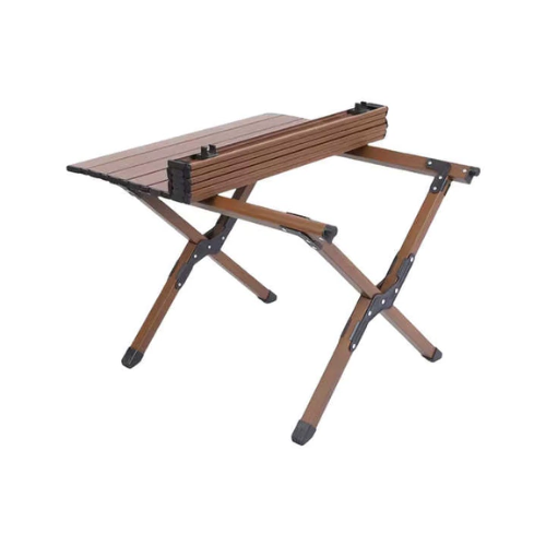 Mesa Plegable Enrollable de Aluminio y Acero – Portátil y Resistente
