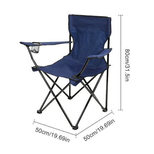 Silla Plegable Portatil con Apoyavaso