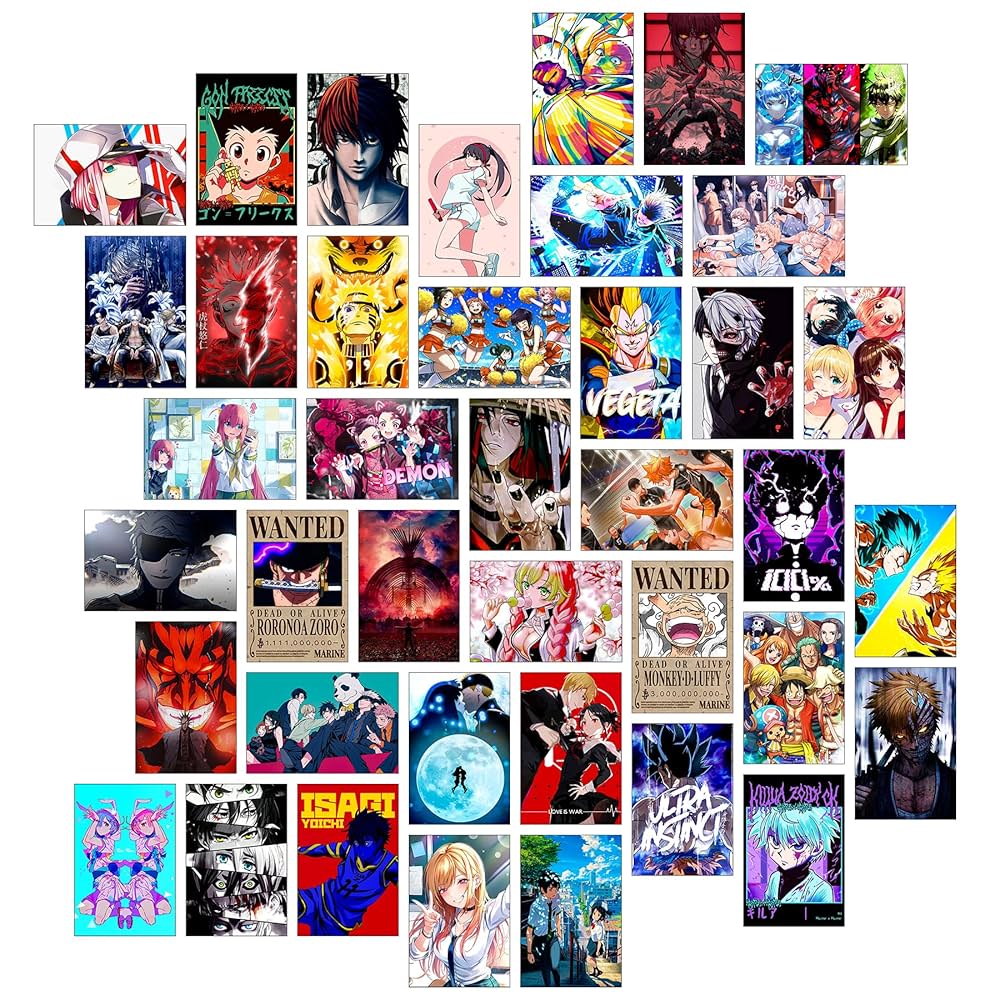 Anime Poster Set of 54