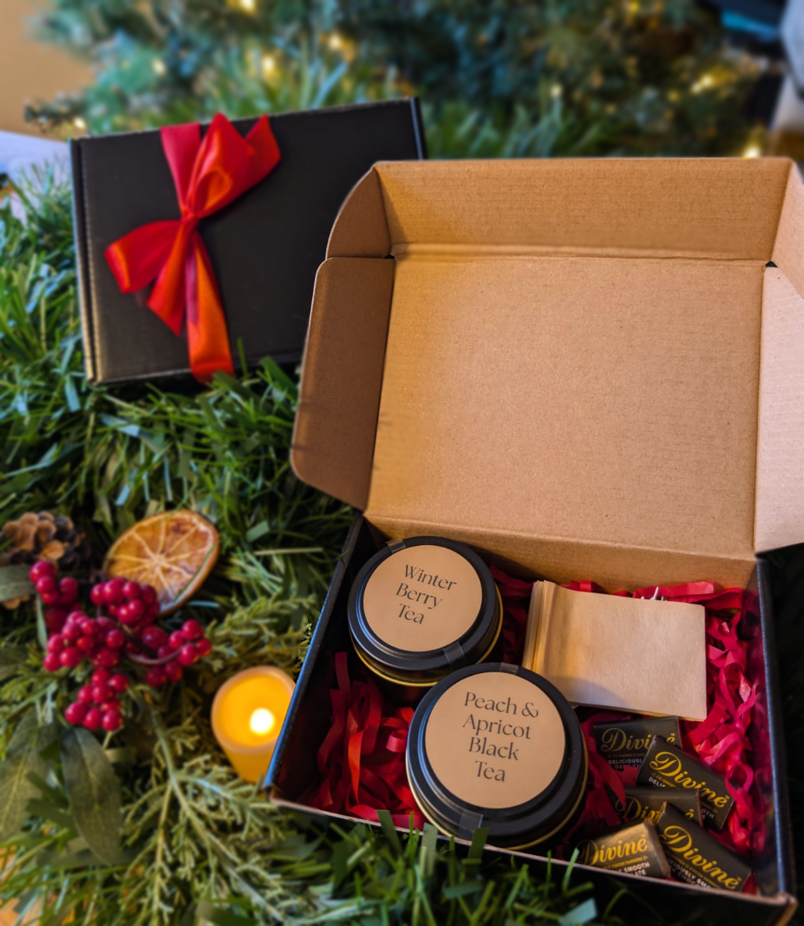 Winter Warmth Tea & Chocolate Gift Box