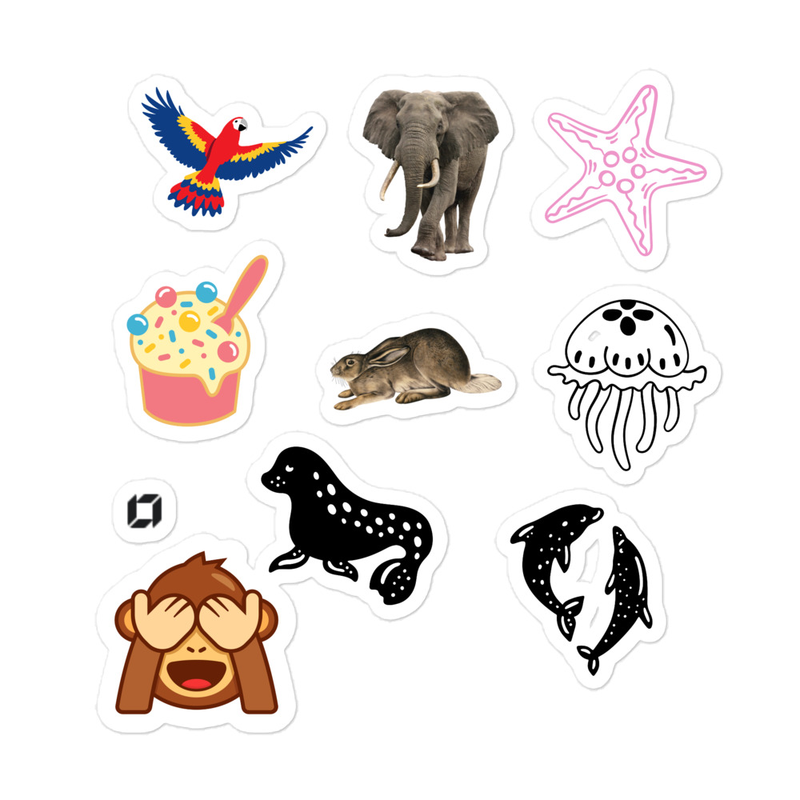 Bubble-free stickers - main stickers