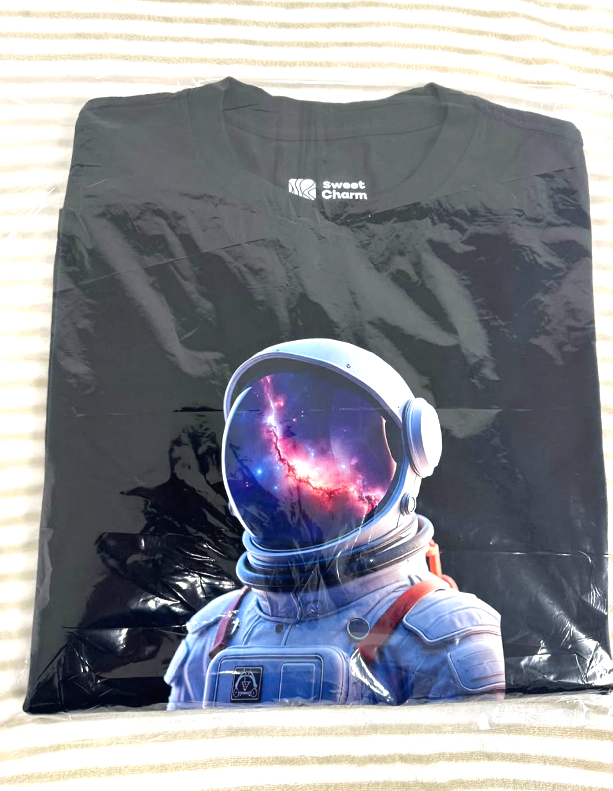 Astronaut Galaxy Print T-Shirt