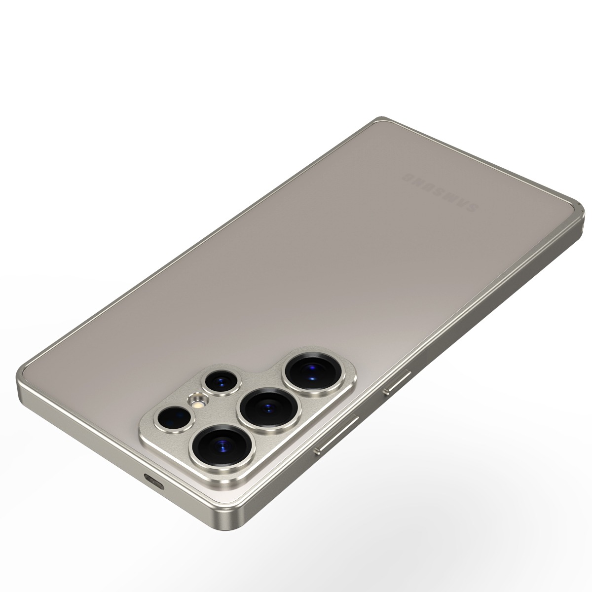 Protactive Frame Cover Case for Samsung Galaxy S25 Ultra Titanium Grey