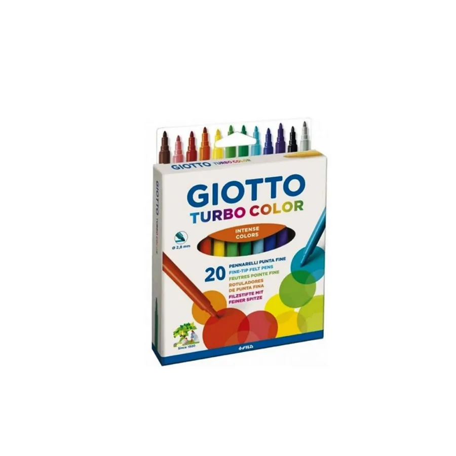 Fibras Giotto turbo color x20