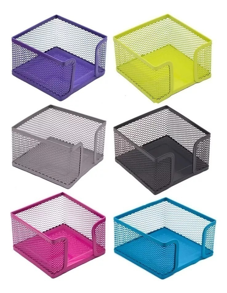 Porta taco cuadrado Values metálico (variaciones: fucsia, turquesa, verde manzana)