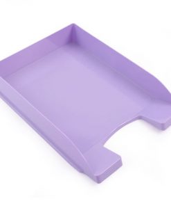 Bandeja organizadora A4 colores pasteles (variaciones: lila, rosa, verde y amarilla)