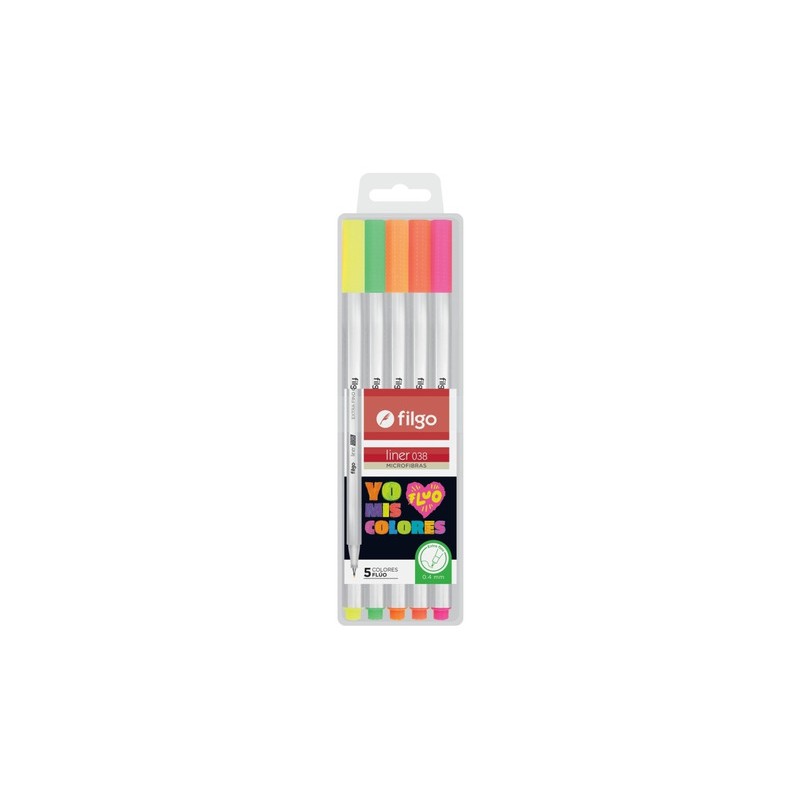 Microfibras FILGO fluo x5