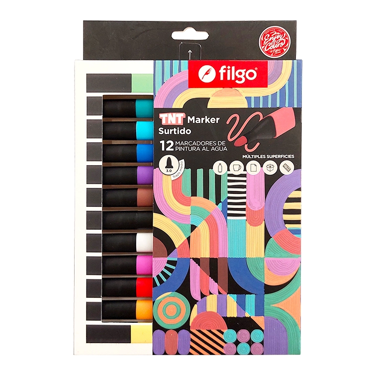 Marcadores FILGO TNT x12