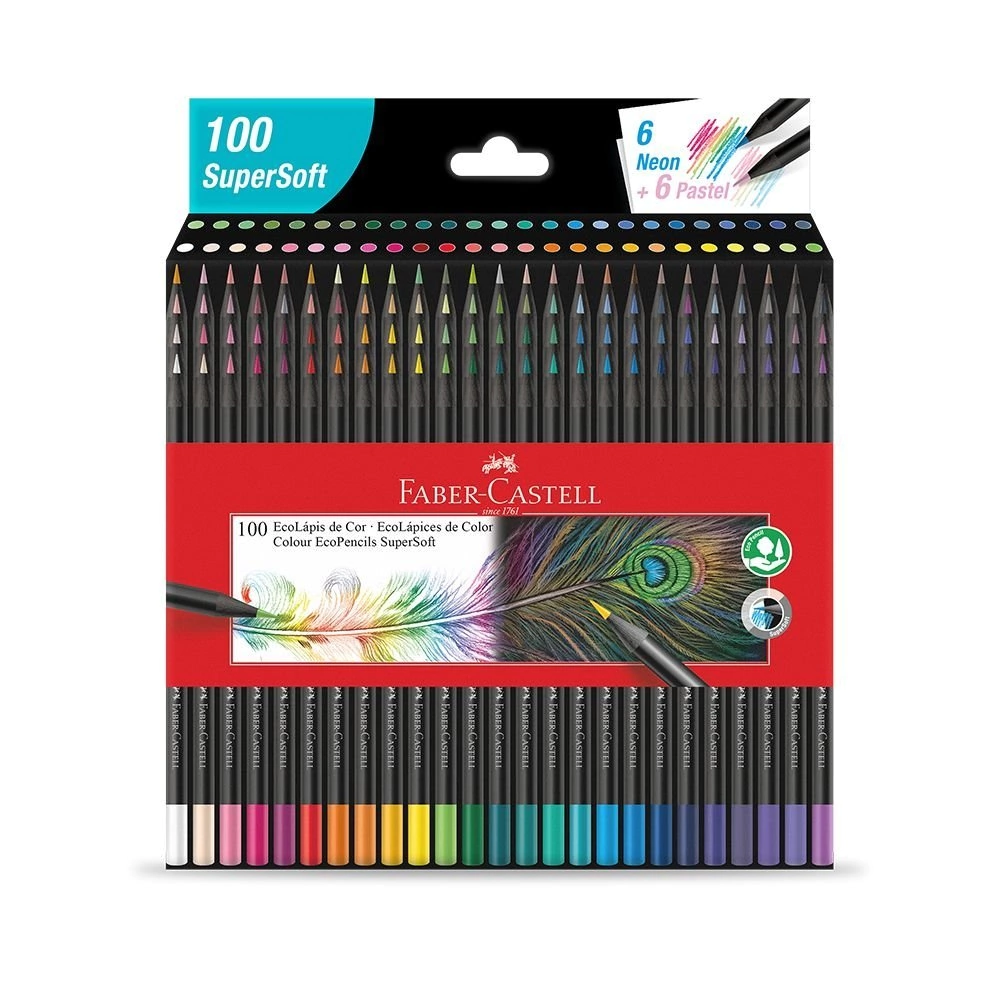 Lapices Faber Castell super soft x100