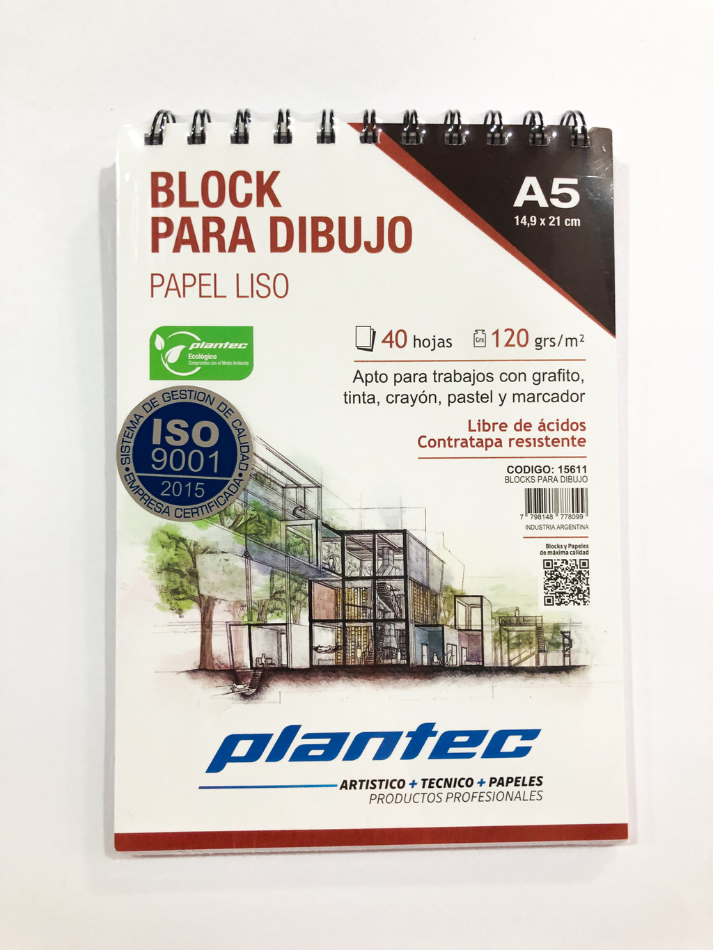 Block A5 plantec x40 hojas 120gr