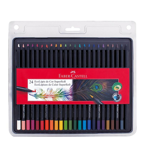 Lapices Faber Castell super soft x24