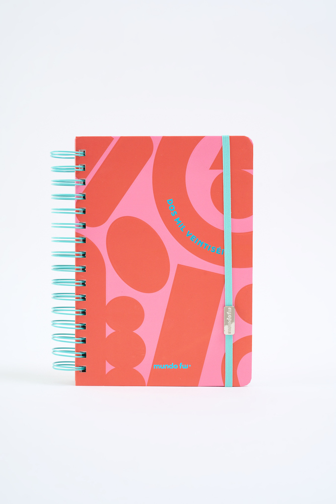 PINK 15X21 C/ESPIRAL DIARIA