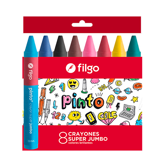Crayones Super Jumbo Filgo x8