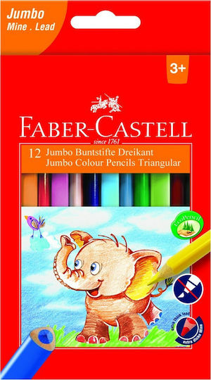 Lápices Faber Castell jumbo x12