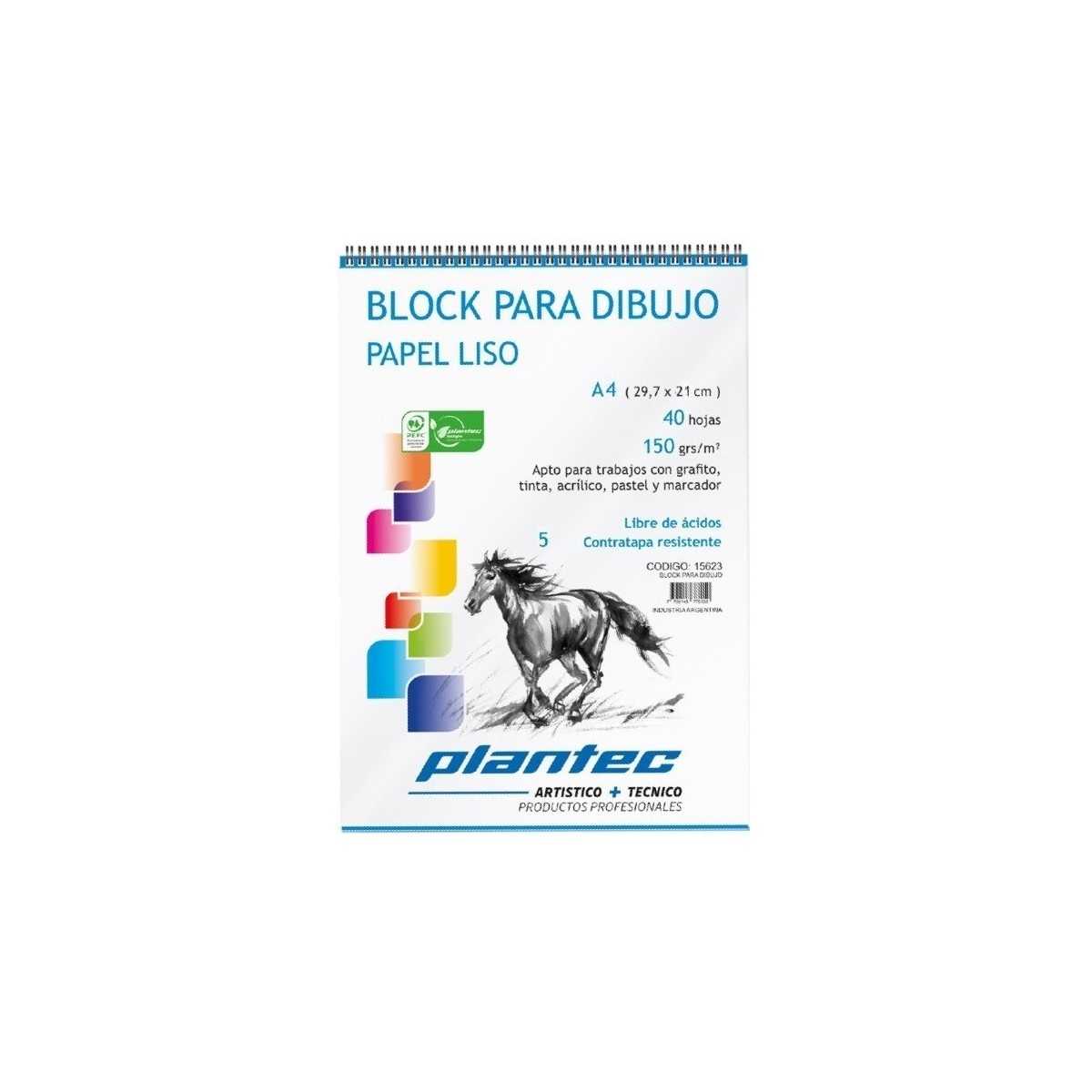 Block A4 plantec x40 hojas 150gr