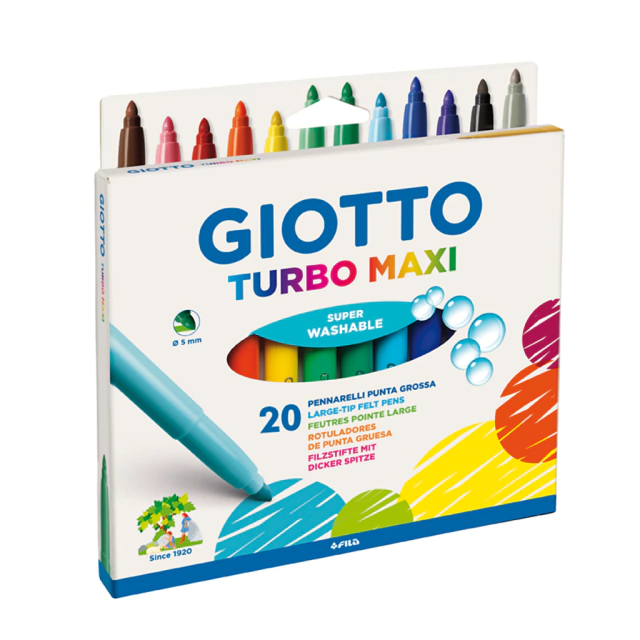 Fibras Giotto turbo color MAXI x20