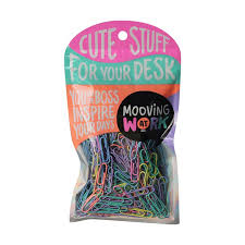 Clips MOOVING 33mm multicolor neon