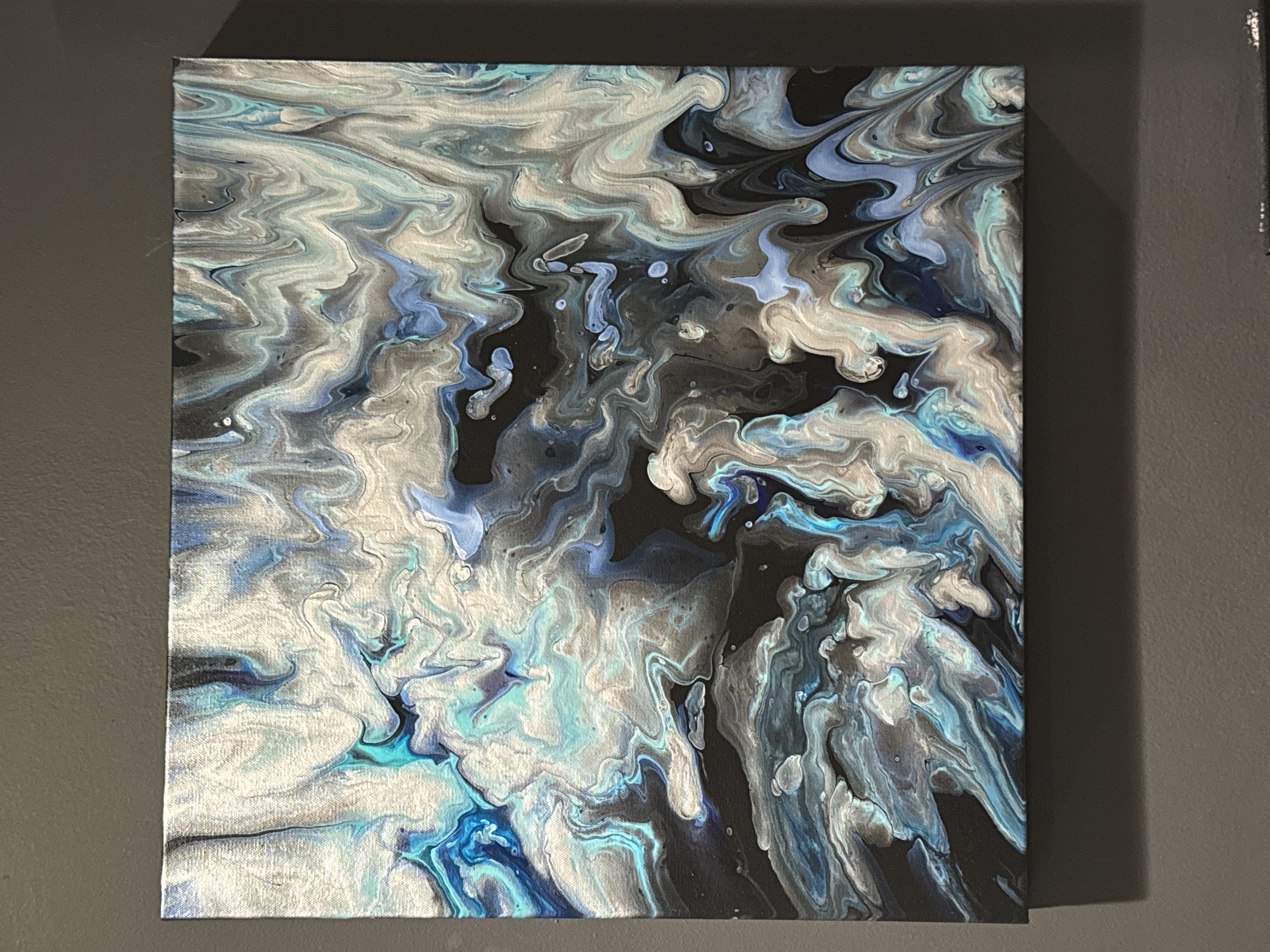 Abstract Acrylic Pour Painting
