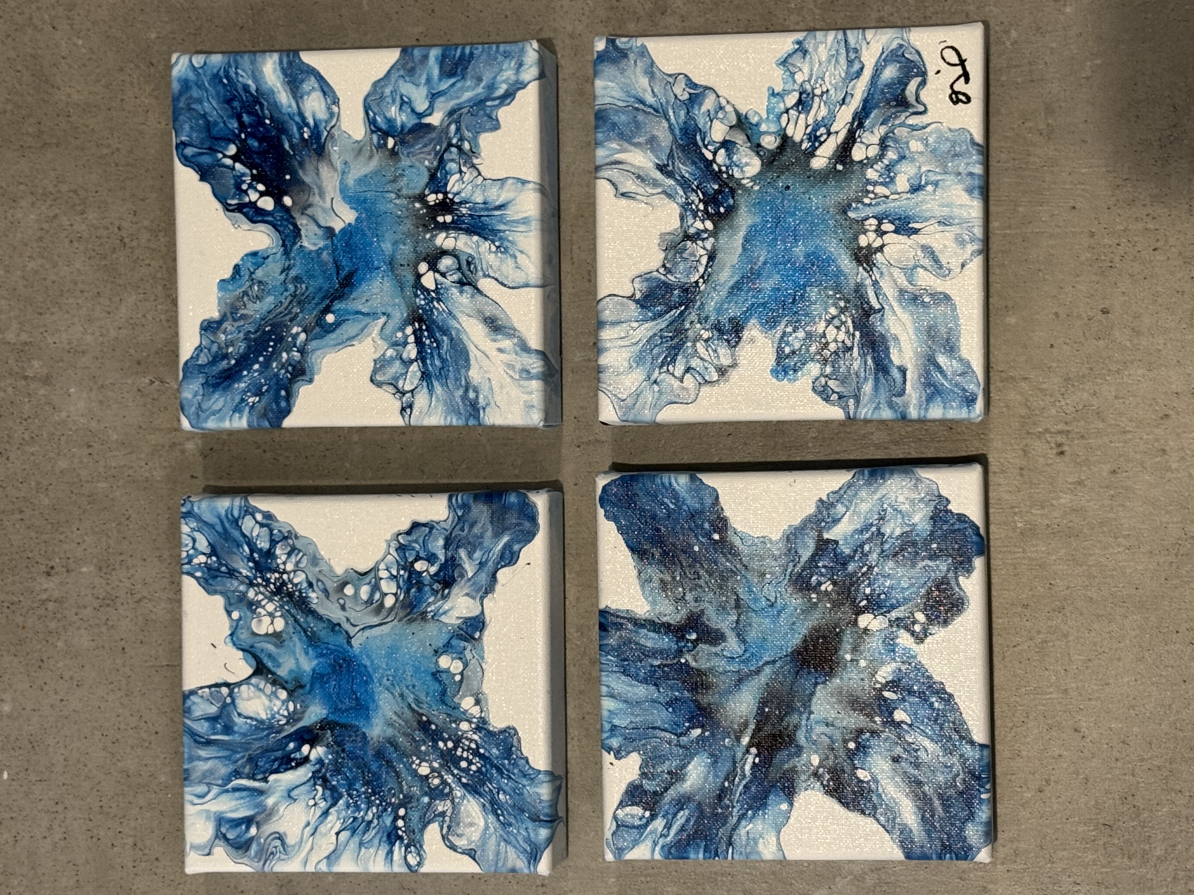 Blue flowers