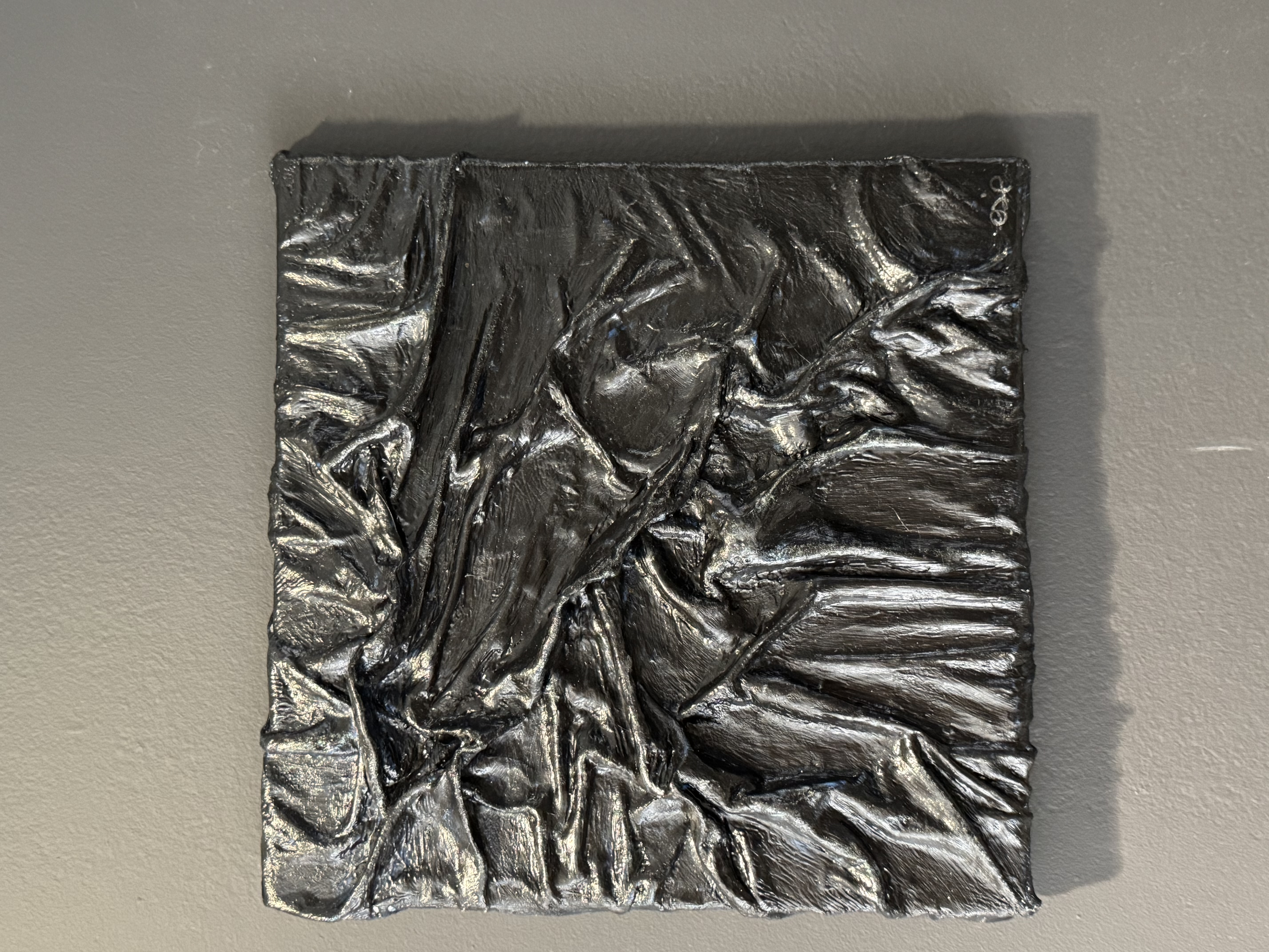 Textured Black panel 2
