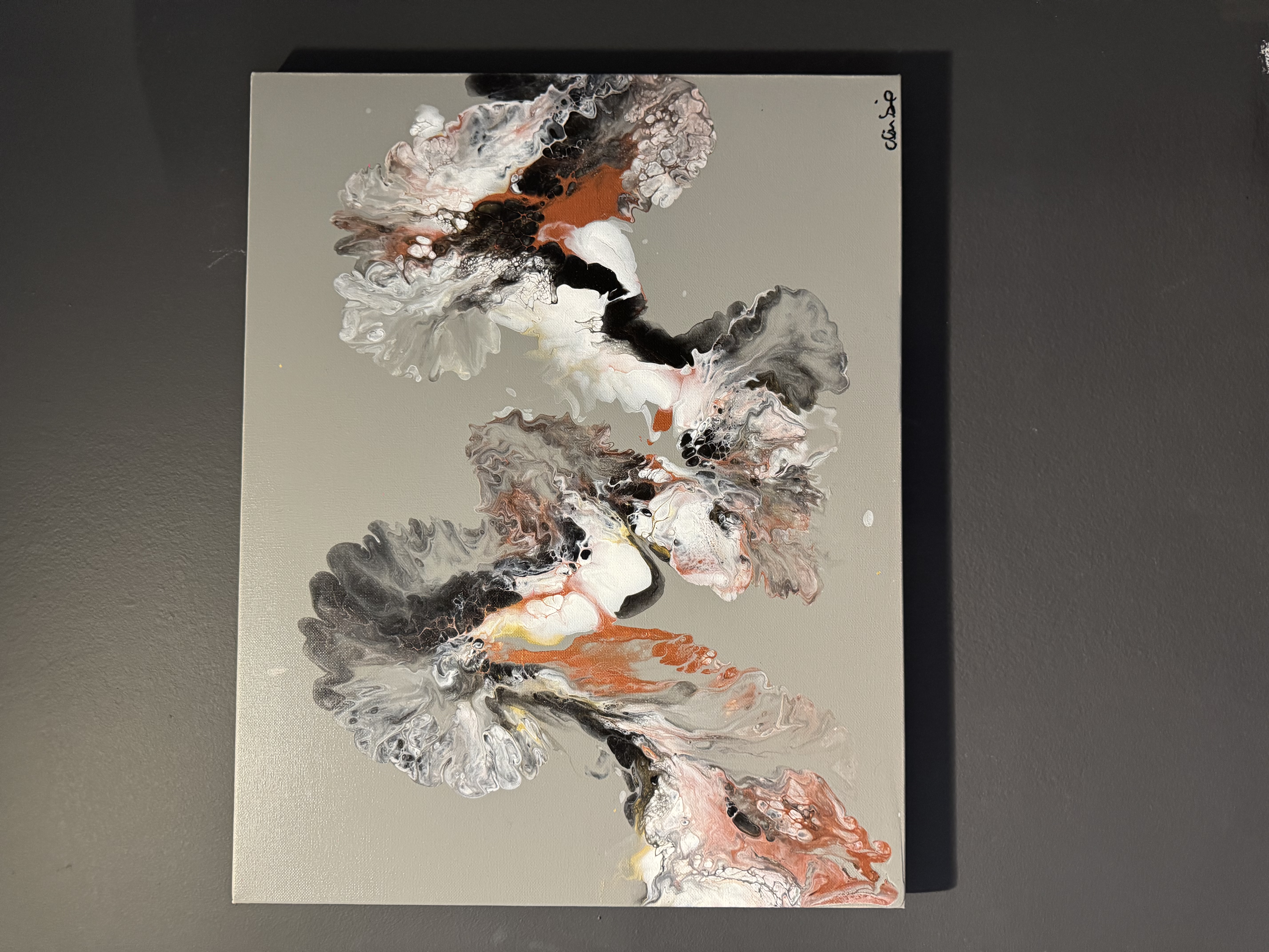 Abstract Fluid Art Painting