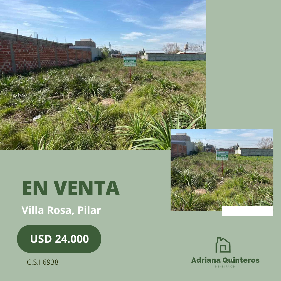 Lotes 375 m² en Villa Rosa  - Pilar