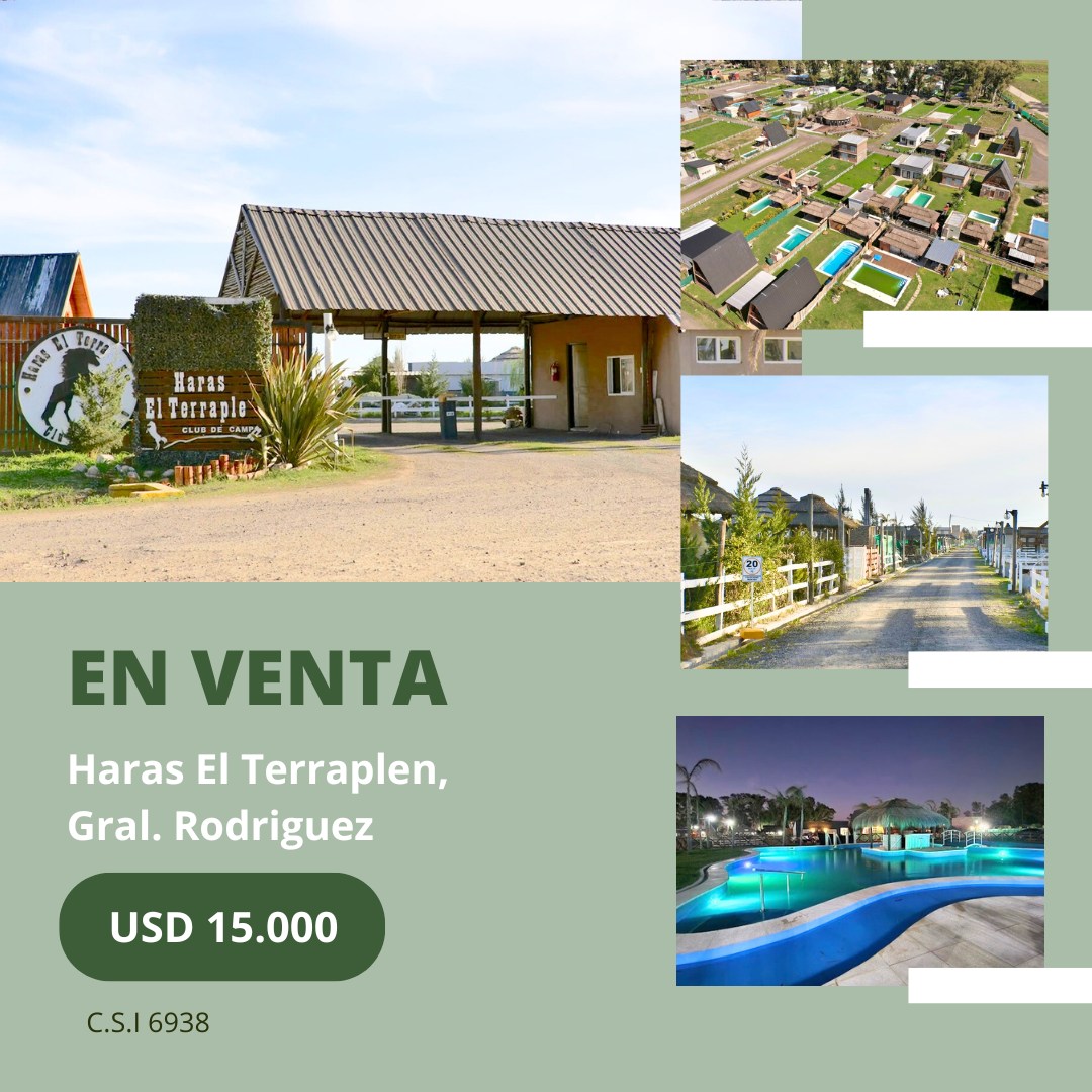 Lote 300 m² en Haras El Terraplén – General Rodríguez