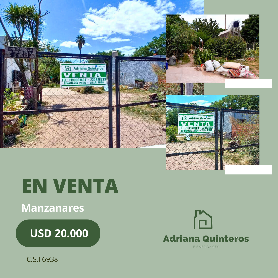 Lote 300 m² en Luchetti - Manzanares 