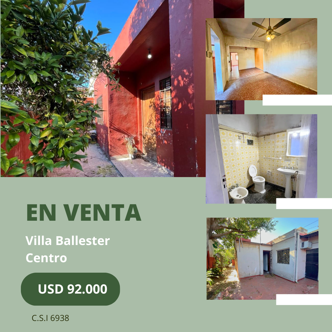 PH con escritura en el centro de  Villa Ballester