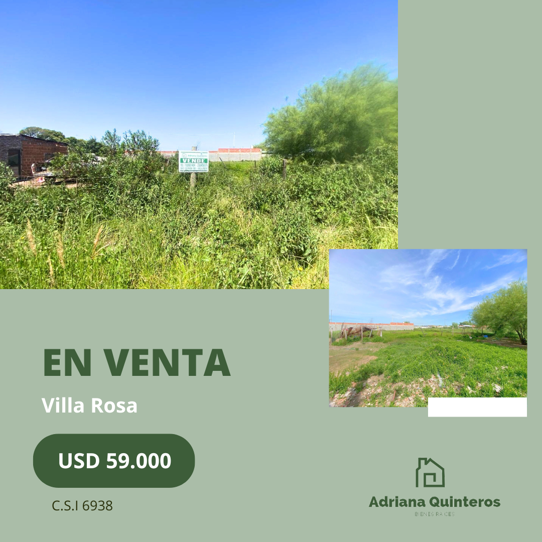 Lote 824 m² en B° Ferrum - Villa Rosa