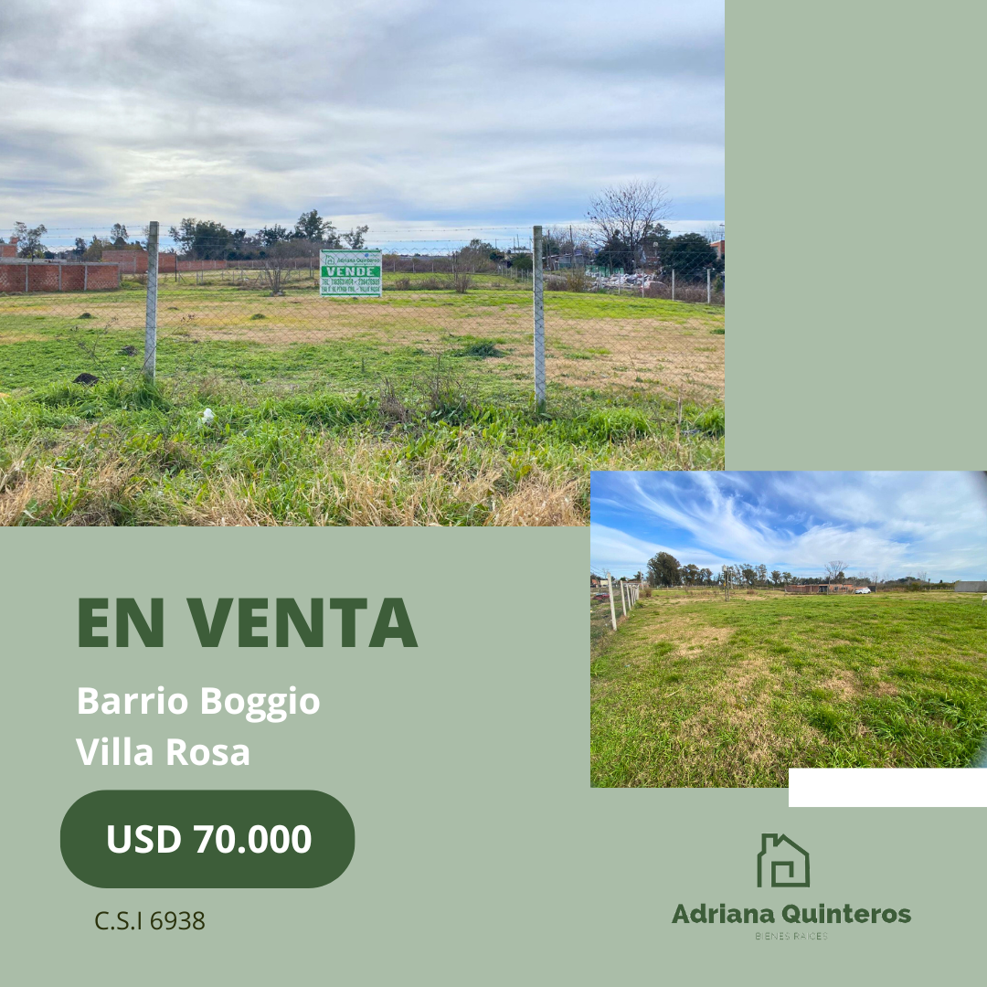 2 lotes de 1200 m² en Villa Rosa - Pilar