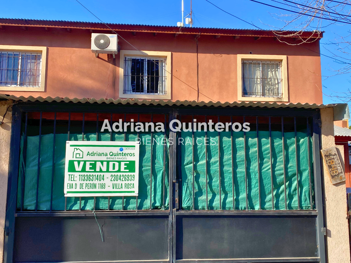 Departamento con dos habitaciones y dos baños y escritura - Villa Rosa