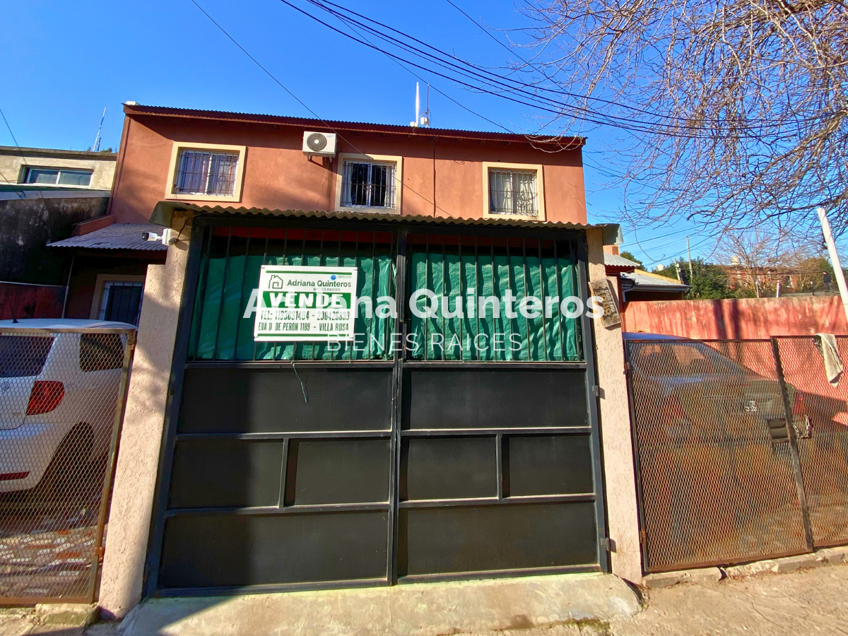 Departamento con dos habitaciones y dos baños y escritura - Villa Rosa