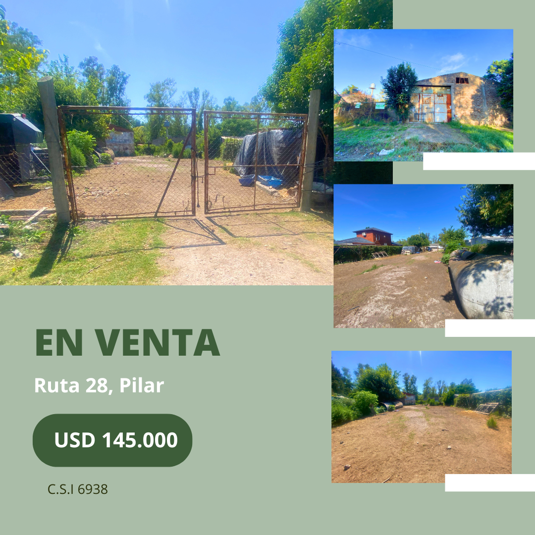 2 lotes de 400 m² cada uno con escritura - Pilar