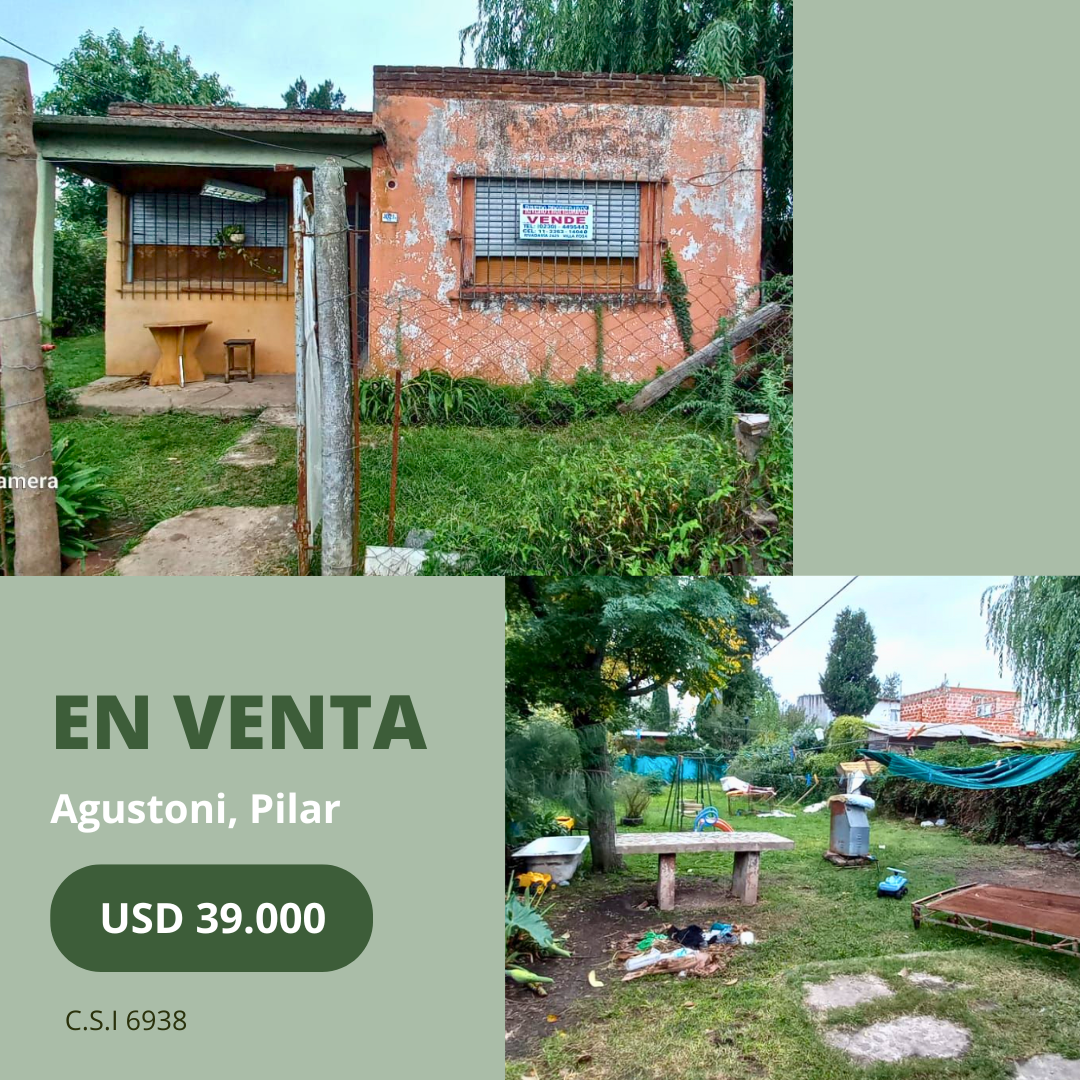 Casa a refaccionar en Agustoni - Pilar