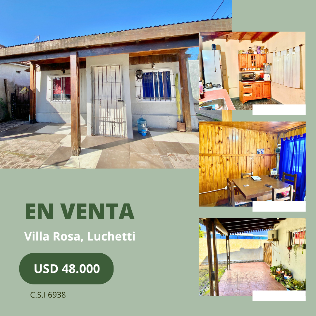 Casa con dos habitaciones en Luchetti - Villa Rosa.