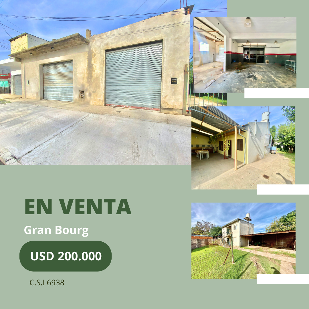 2 locales 4 deptos y casa con escritura e impuestos al día - Gran Bourg
