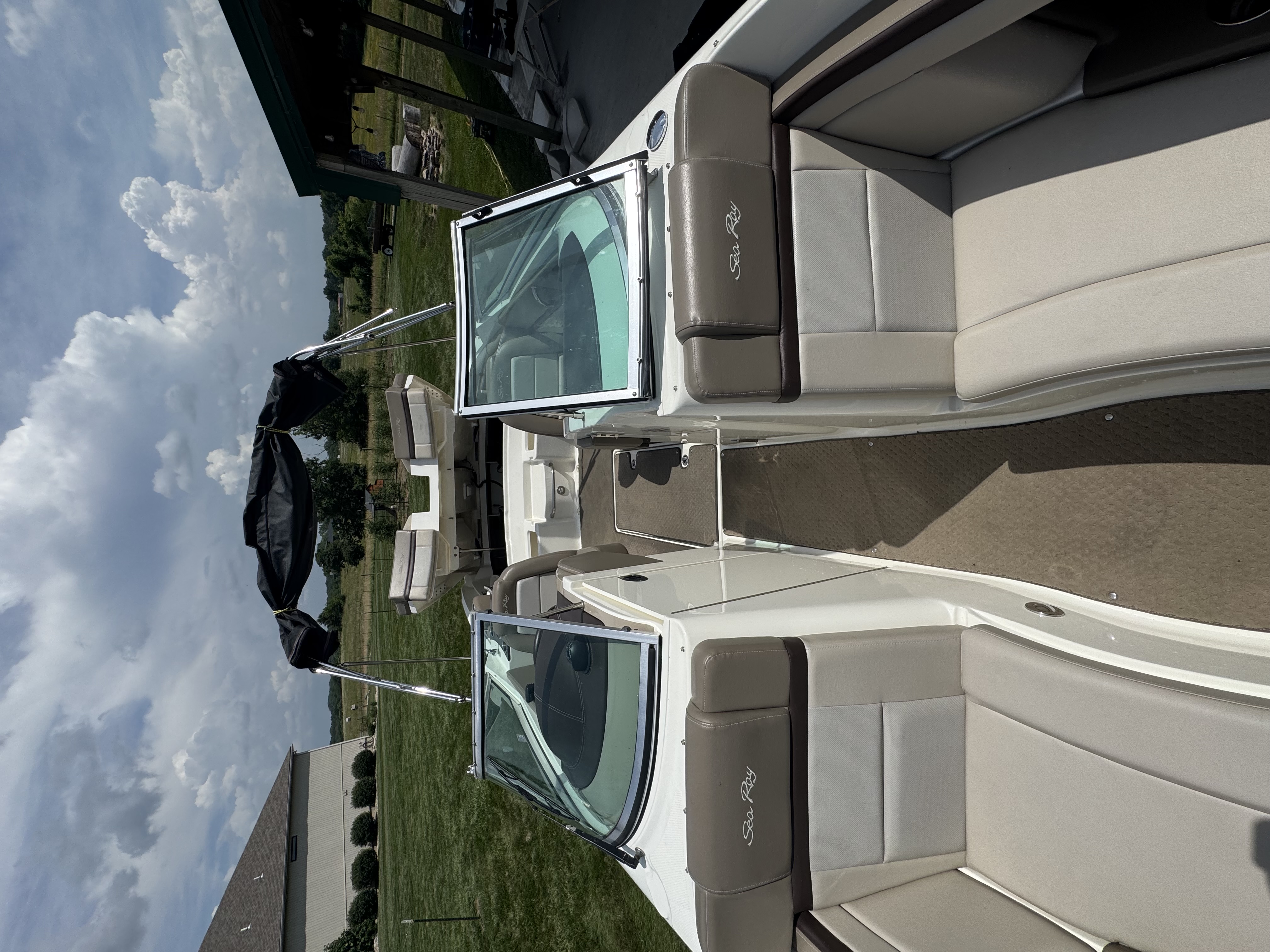2011 Sea Ray 250 SLX with 2024 tandem axle trailer