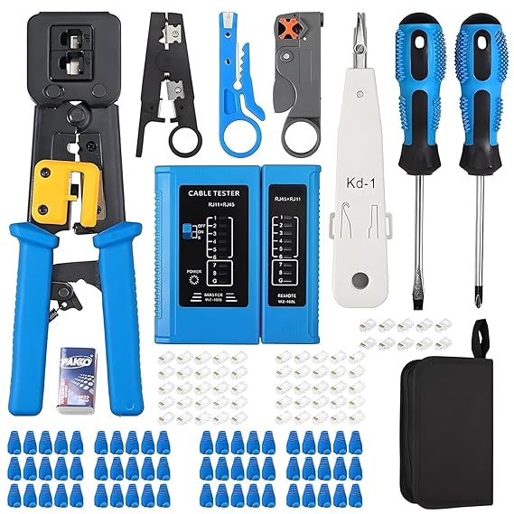 Network Cable Installation Tool Kit combo