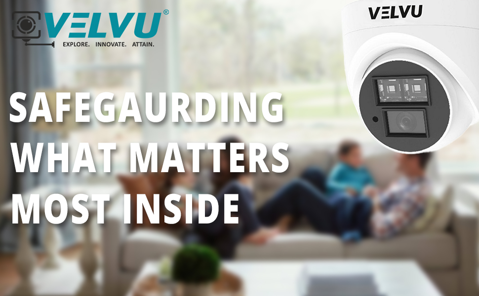 VELVU COMBO SET OF 4 IP CAMERA with Installation