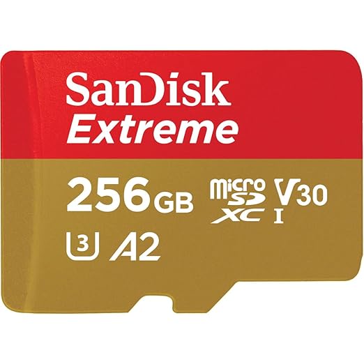 SanDisk Extreme 256GB microSD Card