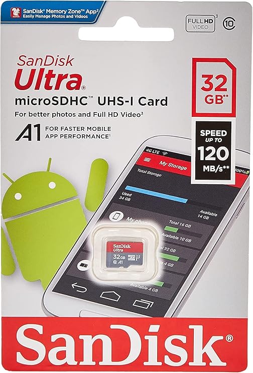 SanDisk Ultra 32GB microSD Card